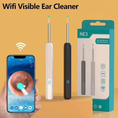 NE3 Ear Cleaner with Camera &LED Light Wireless HD Visible Ear Pick Εργαλείο αφαίρεσης κεριού αυτιού υψηλής ακρίβειας Έξυπνο κιτ καθαρισμού αυτιών