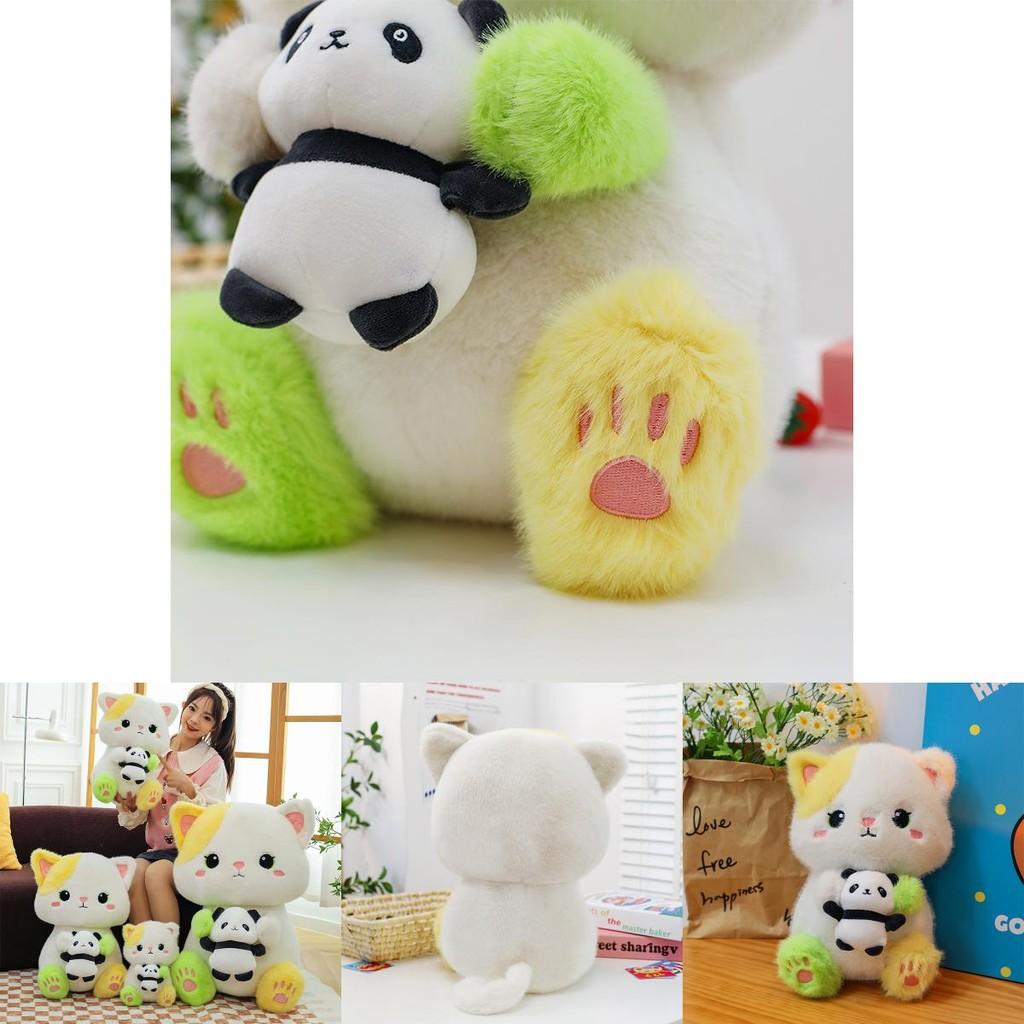 Adorable Cute Bear Plush Toy Fluffy Stuffed Animal Pillow Soft Cushion Gift For Girls
