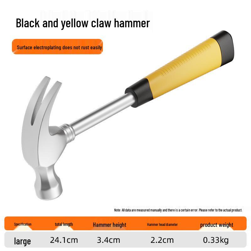 Multi-Function Mini Claw Hammer for Woodworking and Household Use