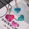 Love Gem Patch Keychains Mold DIY Epoxy Craft Necklace Keychain Jewelry Mold
