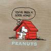 ROOTOTE Women's Snoopy Tote Bag, A4 Size, Embroidered, IP Medium, 2-Way, Peanuts-0J 8441 (02 Khaki)