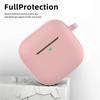 For AirPods 4 Earphone Silicone Case Set with Anti-Lost Keychain, Strap, Ear Tips, Cleaning Pen