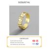Irregular Rock Texture Gold Ring Women Rings 925 Sterling Silver Anillo Plata 925 Mujer Parure Bijoux Femme 2020 Bague