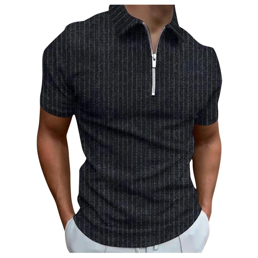 Men's Shirt Golf Shirt Retro Color Contrast Outdoor Street Short Sleeves Button-Down Print Clothing Apparel Fashion Designer Casual Breathable