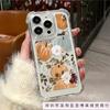Creative Apple 16 all-inclusive iPhone15PLUS transparent 12/13 four-corner anti-drop 11PROMAX mobile phone case 14p