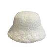 Korean Style Lamb Wool Warm and Versatile Bucket Hat for Autumn and Winter  Simple and Versatile Fashionable Bucket Hat That Makes Your Face Smaller