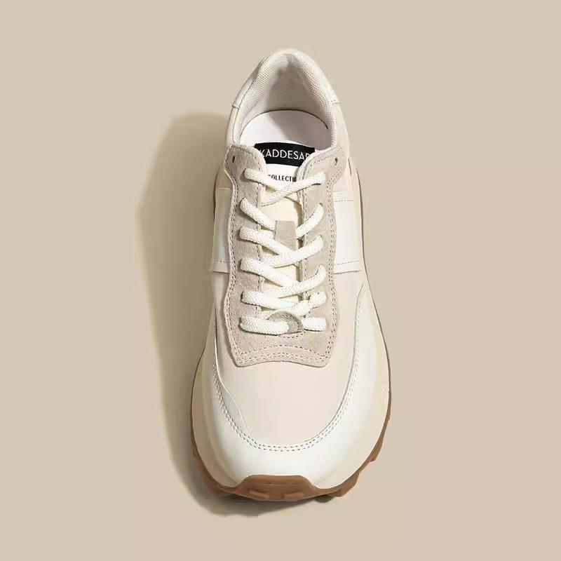 Yunfu~ Soft leather Forrest Gump shoes, sports shoes women's autumn new shoes women's shoes trendy ins casual shoes jogging shoes