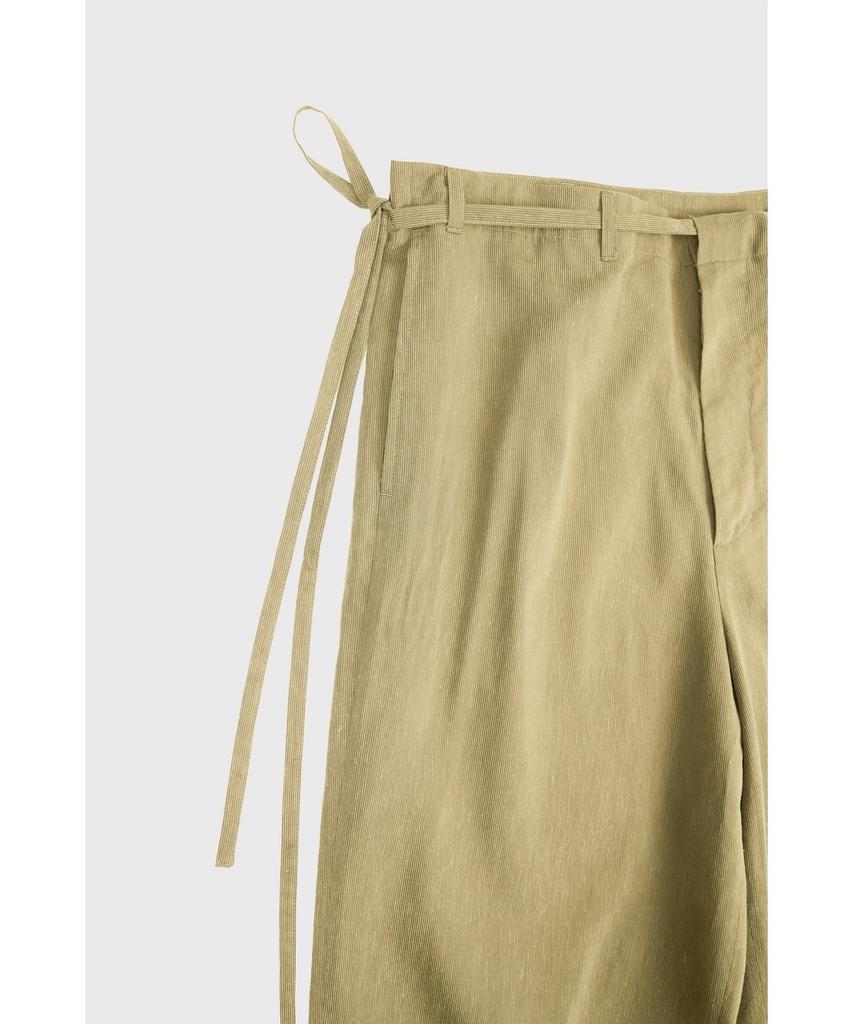 YOUTH Side String Pants - Light Yellow