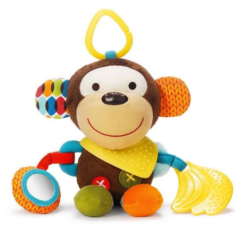 Tier Babyrassel Plüsch Kindergeschenk Spielzeug für Kinder