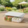 Food Grade Silicone Lunch Box Portable Leakproof Bento Container For Microwave And Fridge Use