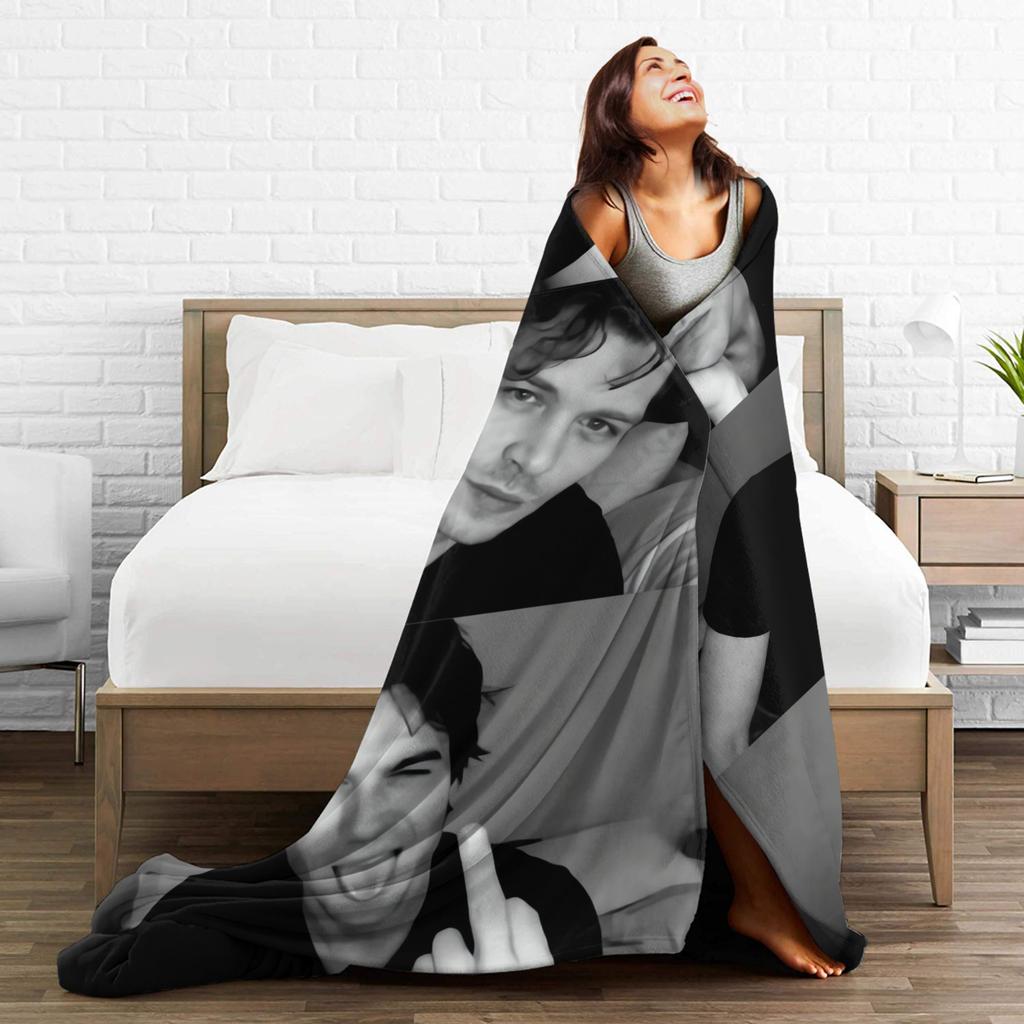 The Vampire Diaries Blanket Travel Office Flannel Bedding Throws For Couch Chair Soft Warm Design Quality Bedspread Gift Idea