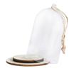 Cloche en plastique avec socle ø6cm x 9cm