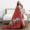 B-Bettys Boops Warm Blanket  Kids Plush Throw Blanket Aesthetic Couch Chair Flannel Bedspread Sofa Bed Cover