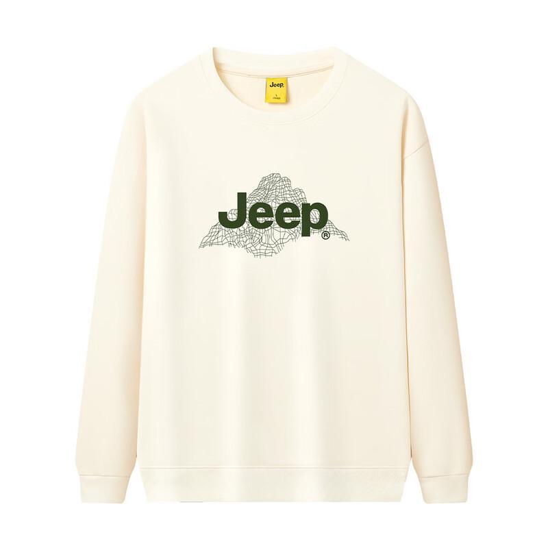 JEEP Men s Round Neck Pullover Sweatshirt 3XL