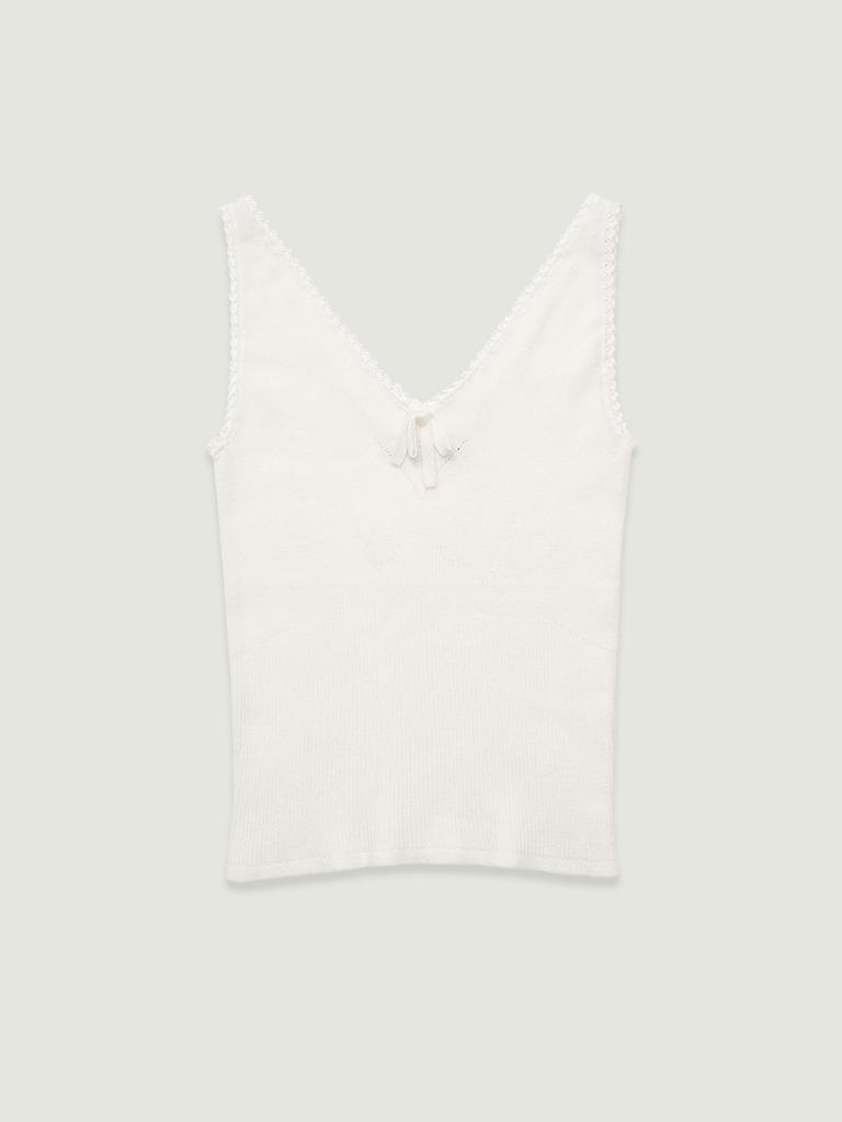 GROVE Amy Knit Sleeveless (White)