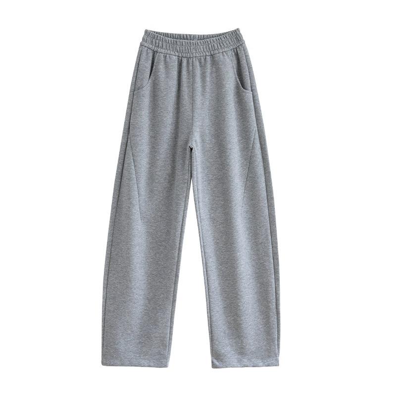 ! Autumn and winter banana pants women's high-waisted sweatpants loose casual wide-leg pants straight sweatpants