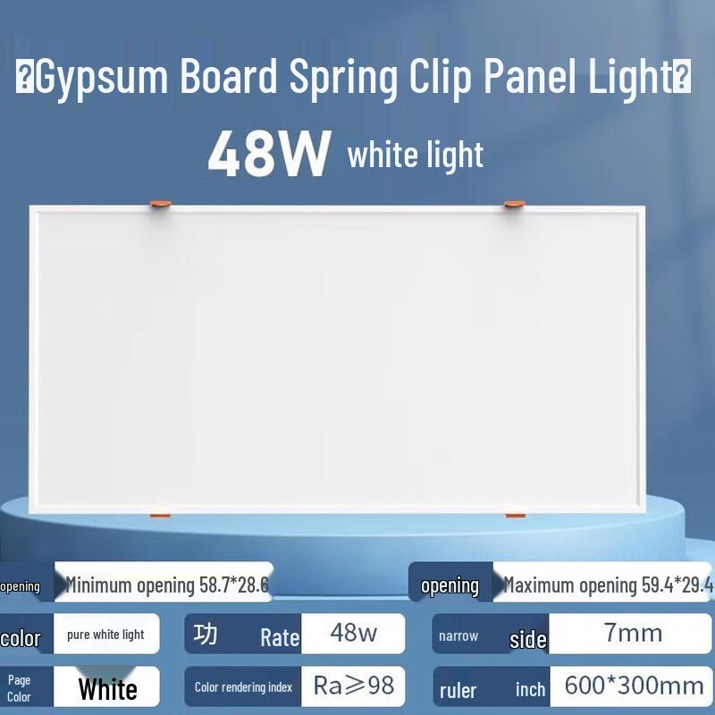 

Recessed LED Flat Panel Light