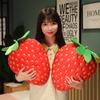 1Pcs Creative Cartoon Plush Strawberry Toy Cute Fruit Stuffed Plush Sofa Cushion Pillow Fun Sleeping Toy Gift