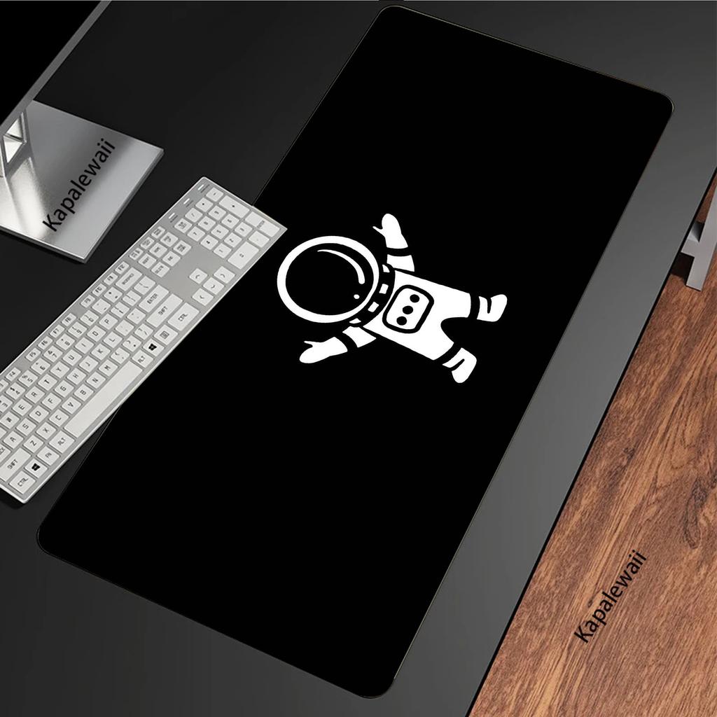 Astronaut Large Gaming Mousepad Gamer Speed Accessories Keyboard Pads Anti-slip Computer Mouse Pad Locking Edge Mouse Mat XXL