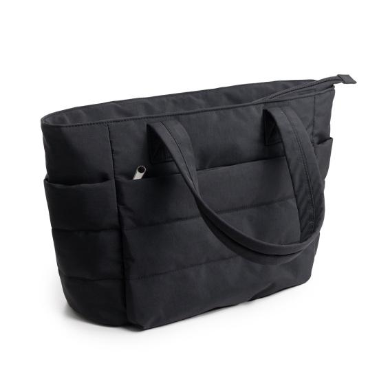 Umhängetasche Damen Gesteppte Tragetasche Große Kapazität Leichte Wasserdichte Handtasche mit Mehreren Taschen Laptop Arbeit Reisen Fitnessstudio Tragetasche