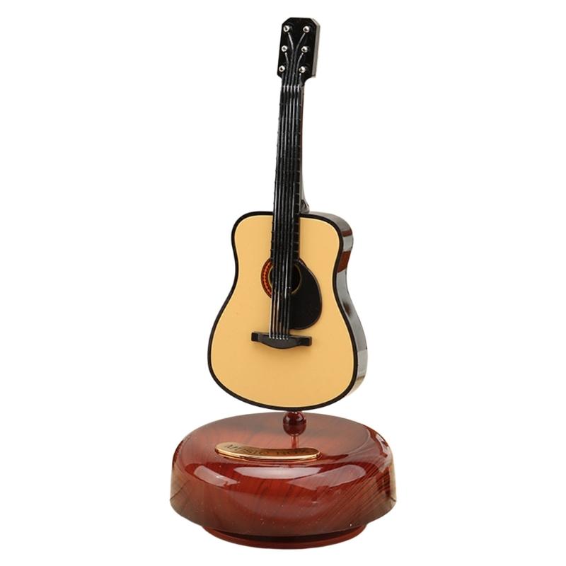 Mechanism Wind Up Musical Box Violin Music Box Miniature Musical Instrument Ornament Home Decors Creative Artware Gift