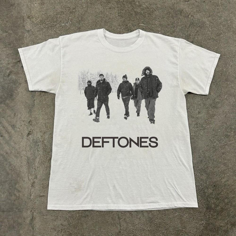 Vintage Deftones Colombia 2018 T-shirt, Unisex White Cotton T-shirt, Size S-5XL Unisex T-Shirt S