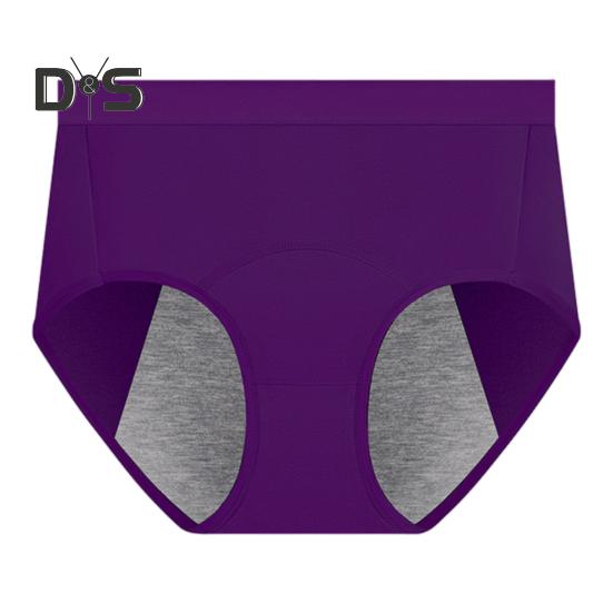 High Waist Women Period Underpants Prevent Leakage Cotton Panties Good Breathability High Elasticity Briefs Full Butt Coverage Underwea