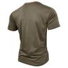 2026 Summer Color Block Men's Short Sleeve Henley T-shirt