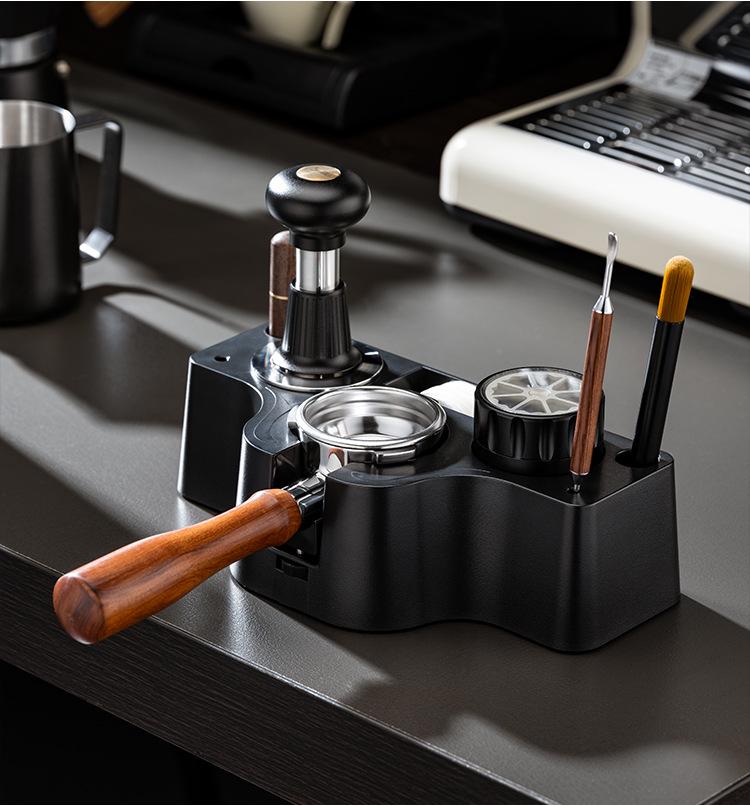 Aufbewahrungsbasis aus Kunststoff für Kaffeetamper & Verteiler – Kompatibel mit 51mm, 53mm, 58mm Maschinen