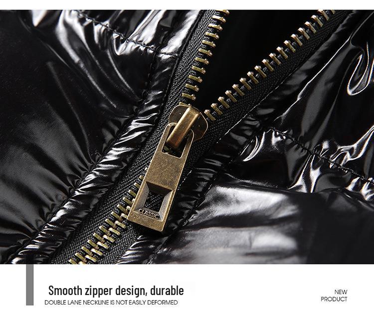 Men's 2024 Winter Stand Collar Fashion Cotton Padded Jacket - Loose, Thick, Trendy Outerwear