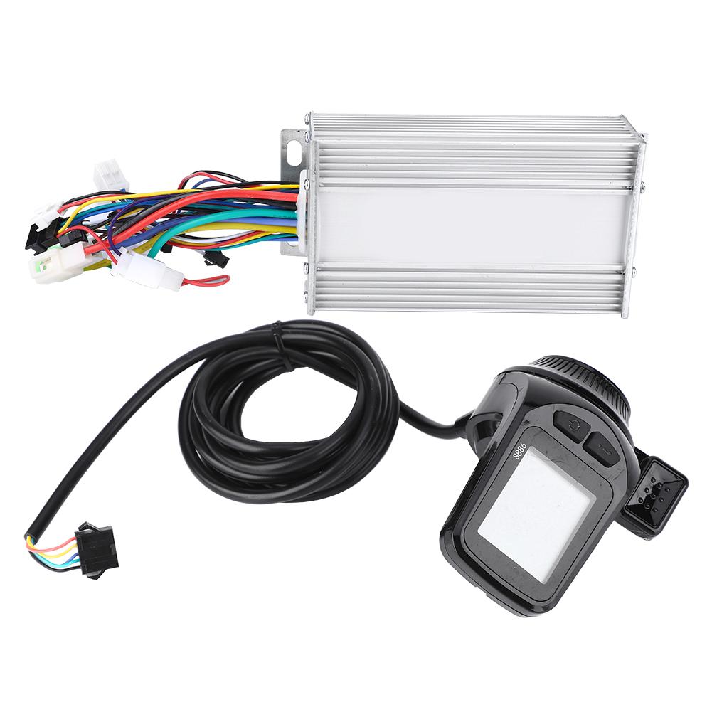 Waterproof LCD Display Panel Electric Bicycle E Bike Scooter Brushless Controller Kit(500W48V )