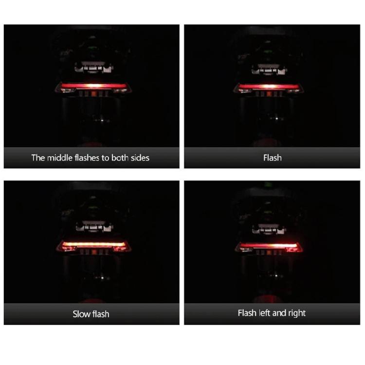 Universal Bicycles Tail Light Rechargeable Rear Bike Light Night Cycling Safety Warning Lamp Bike Accessories