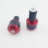 Szmsmy 7/8" Motorcycle Bar End Carbon Fiber Exterior Handle Handle - Perfect for Honda Kawasaki Suzuki Yamaha Ducati Triumph (Red)