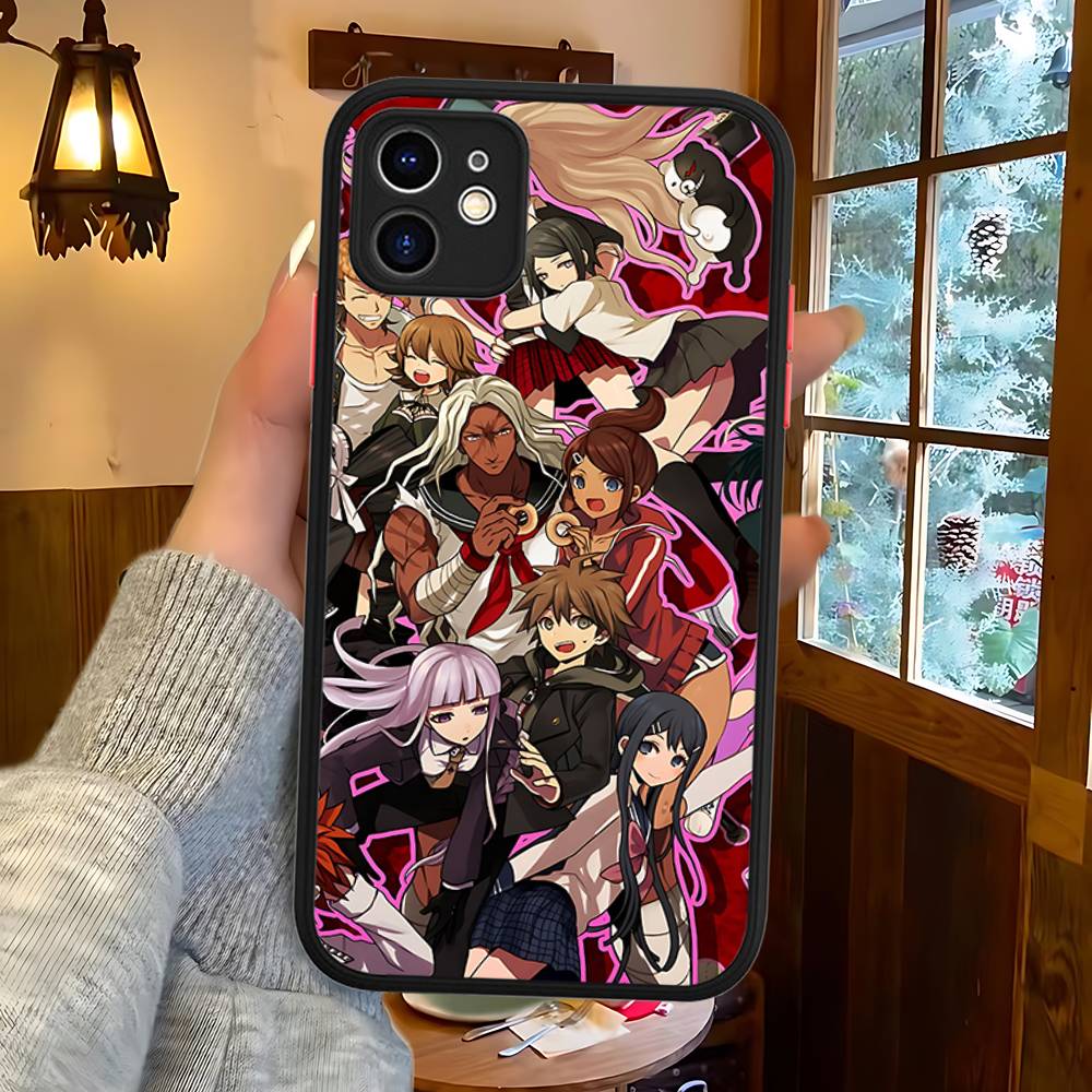 

Anime Game D_DanganRonpaS Phone Case For IPhone 16 15 14 11 12 13 Pro Max Plus 12 XS Max Back Cover Matte Case iphone 15pro max