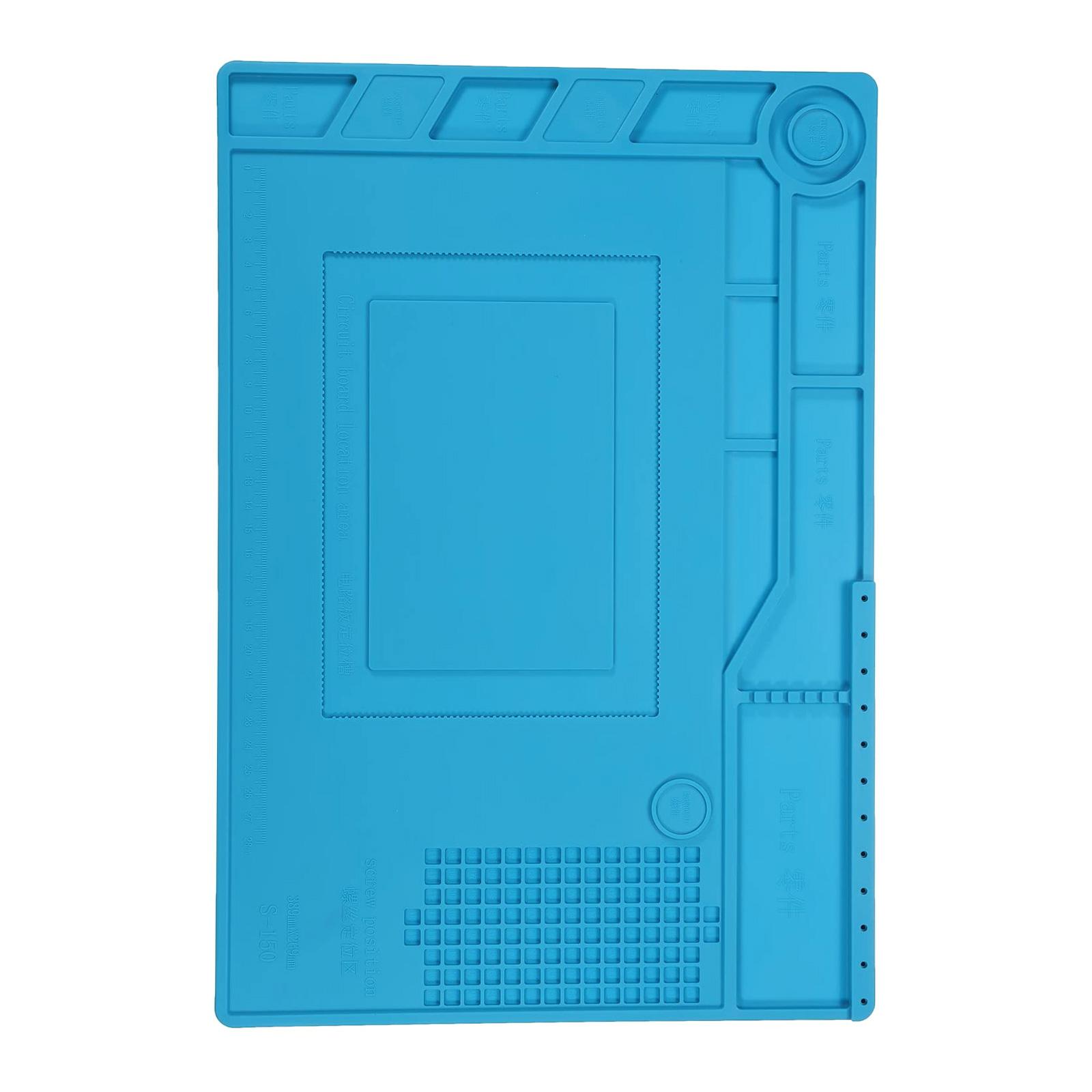 

Магнитный теплоизоляционный коврик S150, большая силиконовая паяльная площадка для электронной ремонтной рабочей станции, антистатическая подкладка