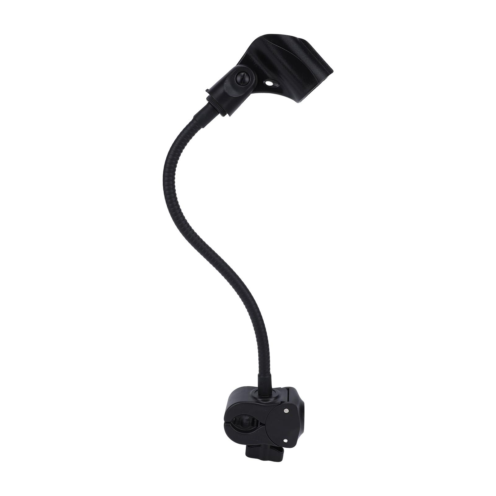 

Gooseneck Microphone Stand Desk Mic Holder with Secure Clamp for Musicians Singers Drummers Guitarists Podium Stage