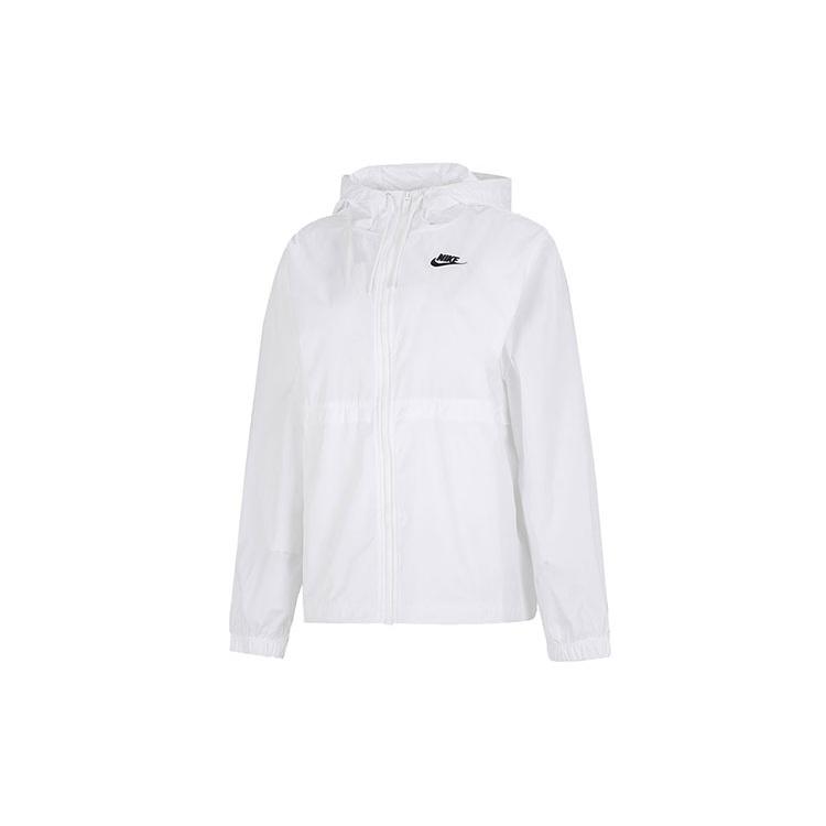 (WMNS) Nike Sportswear Essential Repel Woven Jacket White Women s DM6180-100 XL