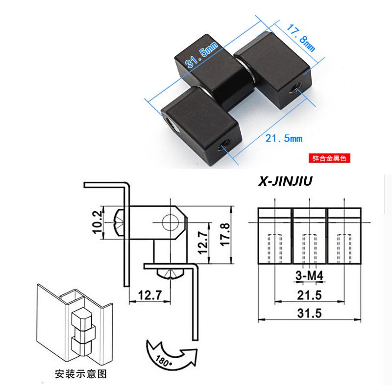Verlängerung und Verbreiterung von Zinklegierungs-Scharnier mechanische Ausrüstung elektrische Schranktür-Scharnier