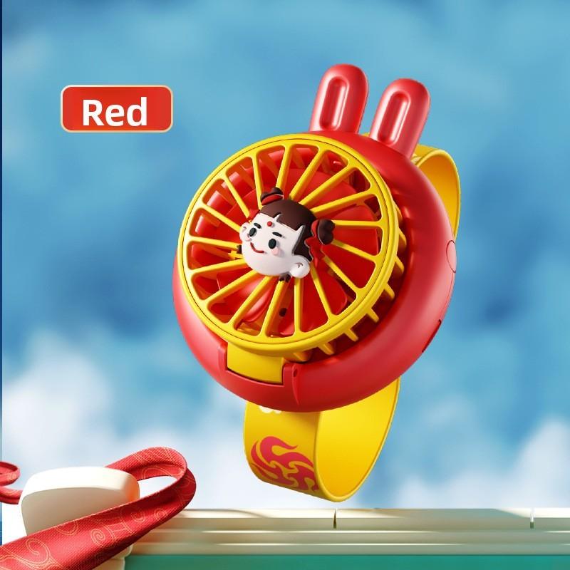 Childrens Cartoon Handheld Fan With Usb Charging And 3speed Settings For Kids Travel And School Use