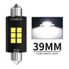 2/10 SZTUK 31/36/39/41 MM C5W Festoon Żarówka LED Canbus 30306SMD 6500K 600LM Biała Oświetlenie Wnętrza Samochodu Kopuła Mapy Bagażnik Tablica Rejestracyjna