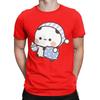 Men Bubu Panda Going To Sleep With Dudu Bear T Shirts 100% Cotton Clothes Crazy Short Sleeve Crewneck Tees Size T-Shirt 71813