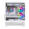Mini Gaming Computer Case M-Atx Itx Seaview Room 270°Full View Without Column Desktop Chassis Support 240 Water Cooler Pc Case