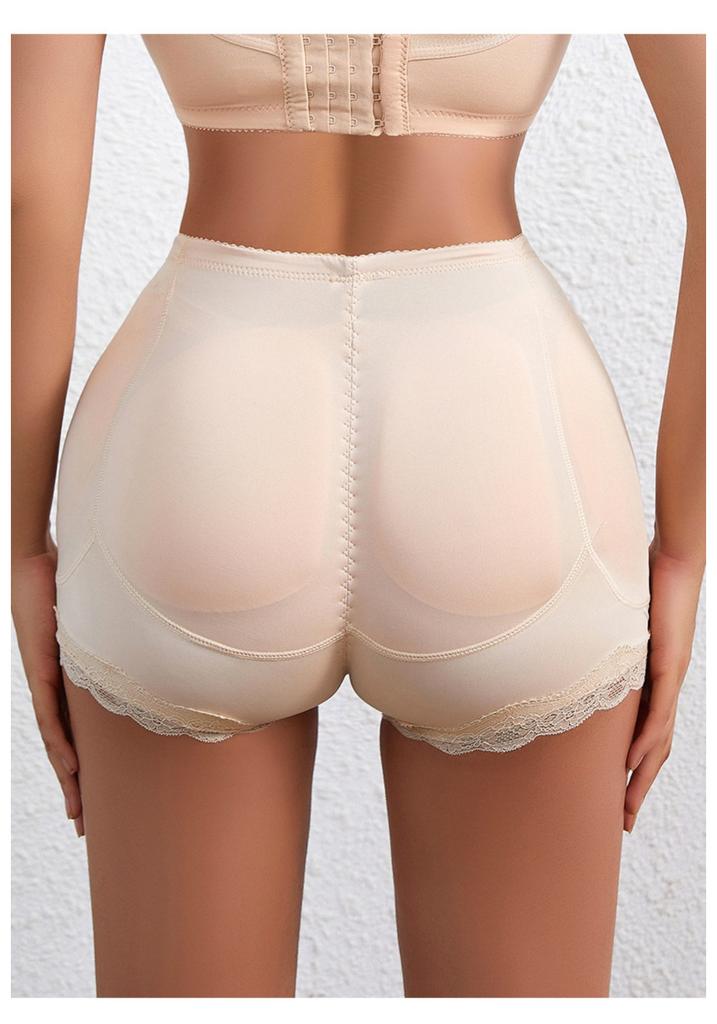 Mid Waist Hip Lifting Boxer Briefs with Lace Trim Seamless Design Soft Stretch Fabric Comfortable Fit Underwear