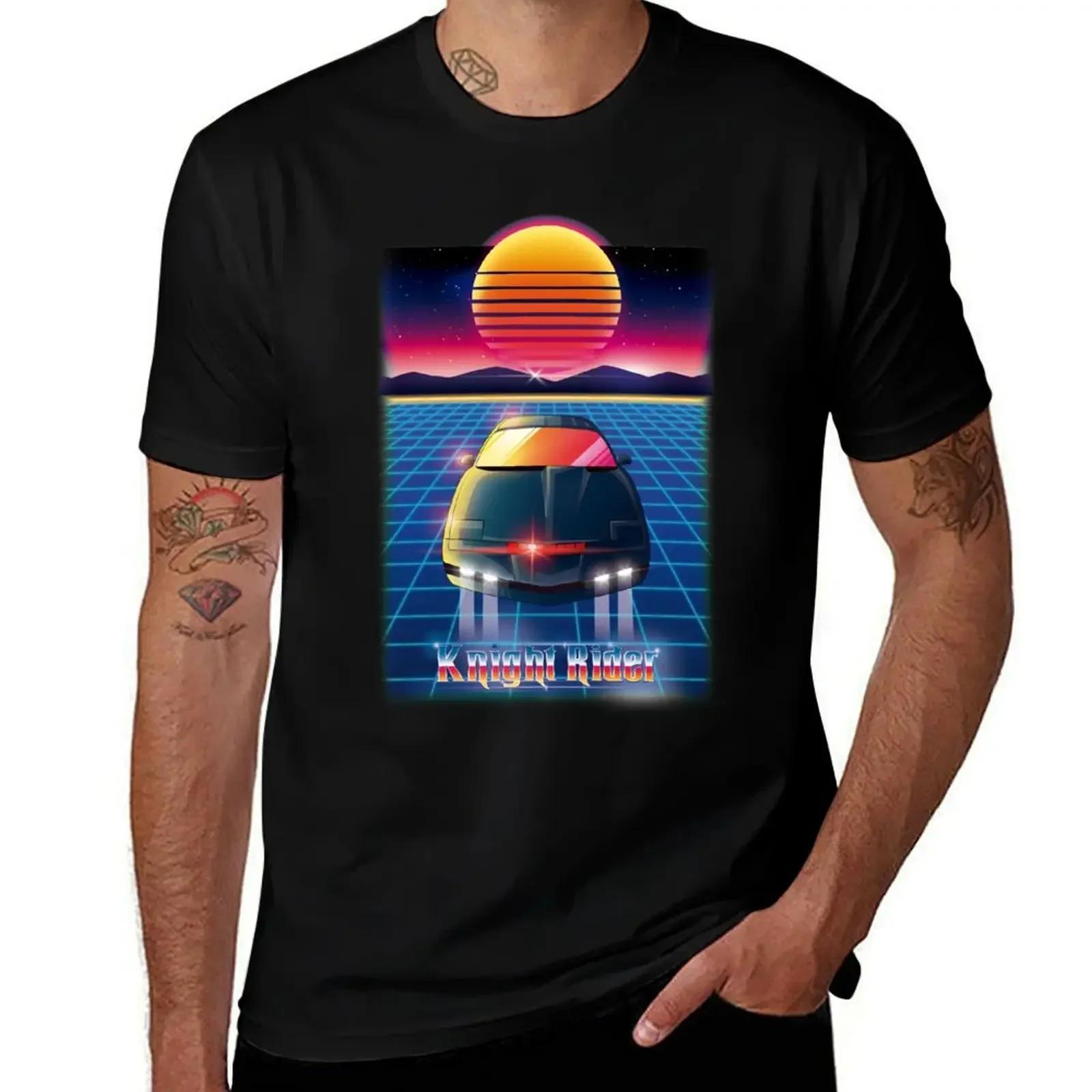 Knight Rider (The Fantastic Car) T-Shirt anime stuff anime tshirt tops mens t shirt graphic XXL