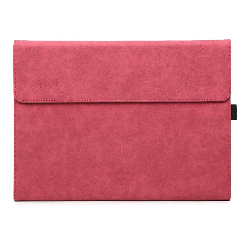 Surface Pro 8 Full Coverage Business Slim Case With Handmade Faux Leather Lightweight Protective Cover Office Travel