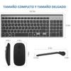 2,4g Silent Ultra Slim Spansk Ñ Layout Trådløst Tastatur Mus Combo Kompakt Teclado saksnøkkel For datamaskin Desktop TV Box