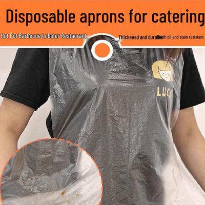 Disposable Plastic Aprons (50 Count)