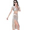 Split Three-piece Bikini Swimsuit Feminine Multi-color Style Beach Dress Hot Vacation