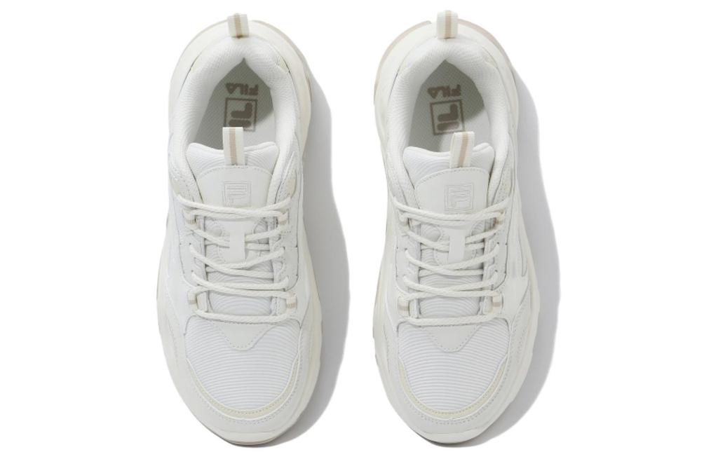 Men's Sneakers FILA Tiny Rumble V2 Abrasion Resistant Abrasion Resistant Low top Casual Shoes Unisex Beige