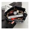 IELGY Large-Capacity Diamond Casual Trendy Fashion Tote Bucket Bag All-Match Chain Shoulder Female Bag